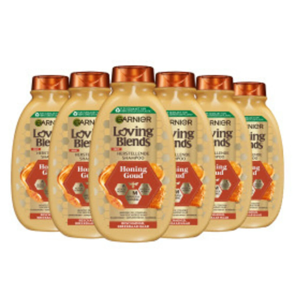 6x Garnier Loving Blends Honing Goud Shampoo 1 6x Garnier Loving Blends Honing Goud Shampoo