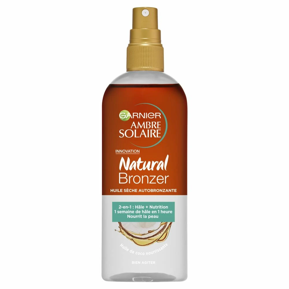 Garnier Ambre Solaire Zelfbruinende Olie Natural Bronzer 1 Garnier Ambre Solaire Zelfbruinende Olie Natural Bronzer