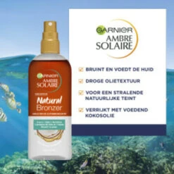 Garnier Ambre Solaire Zelfbruinende Olie Natural Bronzer 7 Garnier Ambre Solaire Zelfbruinende Olie Natural Bronzer -Plein Winkel 1001504 4