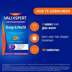 Valdispert Nacht Melatonine 5-HTP L-Tryptofaan -Plein Winkel 1001856 4