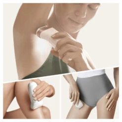 Braun Epilator Silk-épil 9 9-720 Wit / Roségoud -Plein Winkel 1003839 4