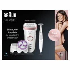 Braun Silk-épil 9 9-980 Epilator Wit / Roségoud 11 Braun Silk-épil 9 9-980 Epilator Wit / Roségoud -Plein Winkel 1003890 6