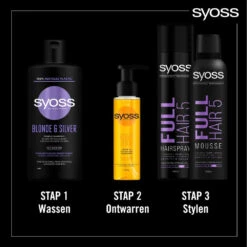 6x Syoss Blonde And Silver Shampoo -Plein Winkel 1009081 4