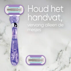 Gillette Venus Scheermesjes 1-Up Venus Swirl -Plein Winkel 1011738 4