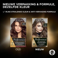 L'Oreal Lu0027Oréal Preference Haarkleuring 6.21 Zurich - Zeer Licht Koel Bruin -Plein Winkel 1011776 3