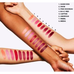 MAC Cosmetics Satin Lipstick Mac Red -Plein Winkel 1014006 4