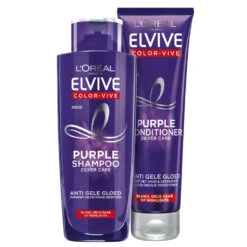 L'Oreal Lu0027Oréal Elvive Color Vive Shampoo, Conditioner, Purple Shampoo & Purple Conditioner Pakket -Plein Winkel 1014627 3