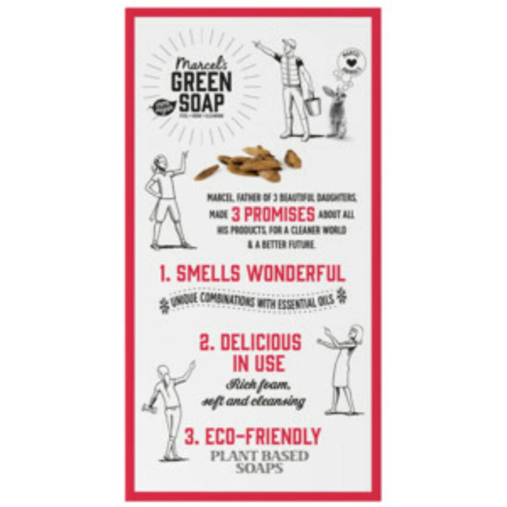 6x Marcelu0027s Green Soap Showerbar Argan & Oudh 3 6x Marcelu0027s Green Soap Showerbar Argan & Oudh - Afbeelding 3