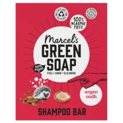 6x Marcelu0027s Green Soap Shampoobar Argan & Oudh