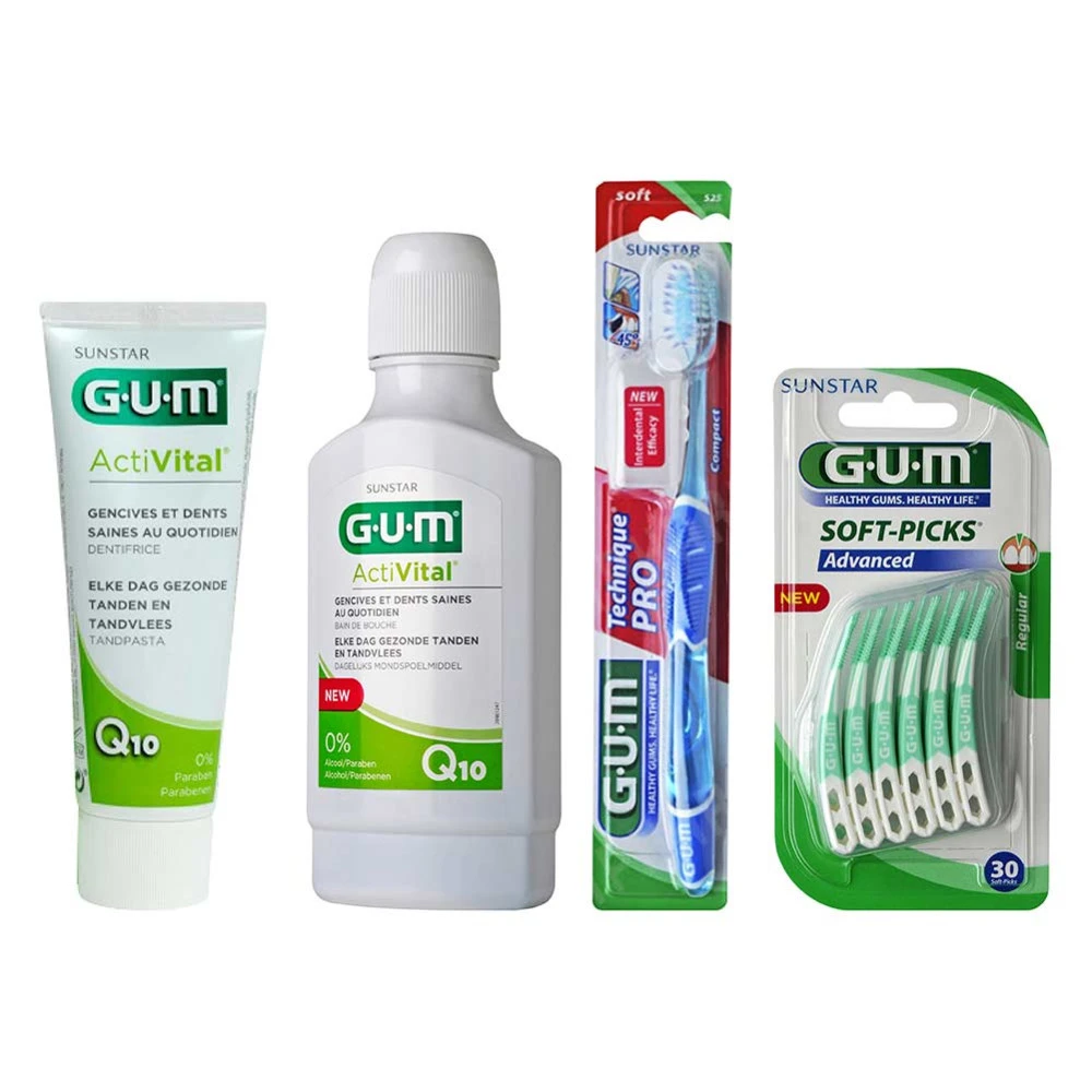 GUM® GUM Dagelijkse Mondverzorging Pakket 1 GUM® GUM Dagelijkse Mondverzorging Pakket