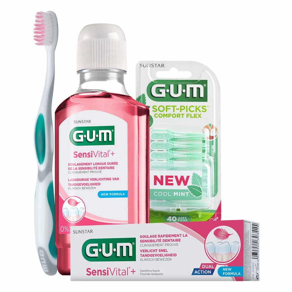 GUM® GUM Gevoelig Tandvlees Pakket 1 GUM® GUM Gevoelig Tandvlees Pakket
