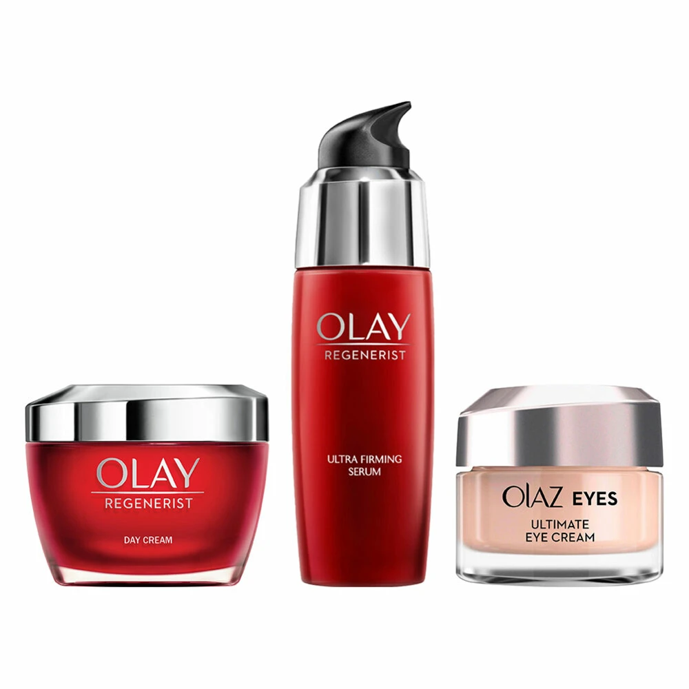 Olay Regenerist Serum, Dagcrème En Oogcrème Pakket 1 Olay Regenerist Serum, Dagcrème En Oogcrème Pakket
