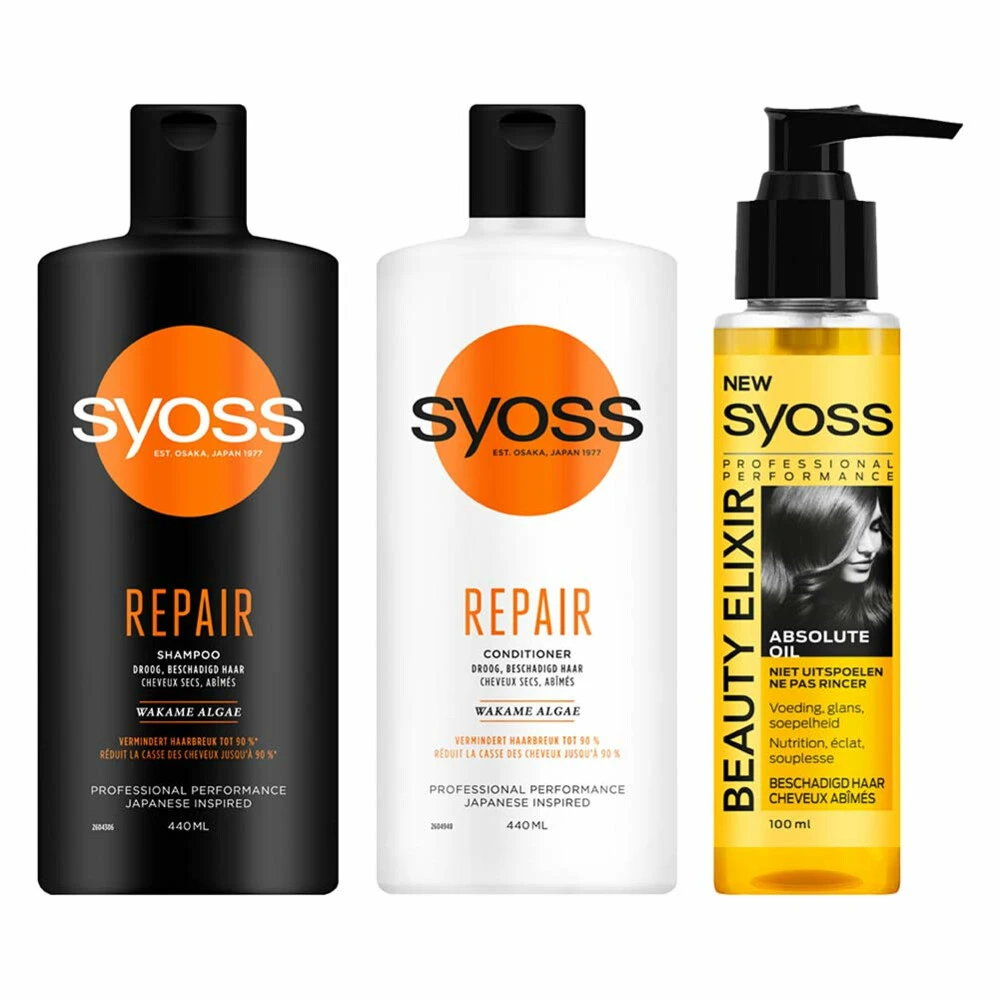 Syoss Repair & Beauty Elixir Absolute Oil Pakket 1 Syoss Repair & Beauty Elixir Absolute Oil Pakket