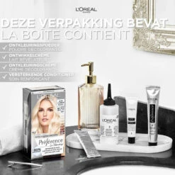 L'Oreal Lu0027Oréal Preference Haarkleuring Ultra Platinum - Platinum Blond - Ontkleuring -Plein Winkel 1018806 4
