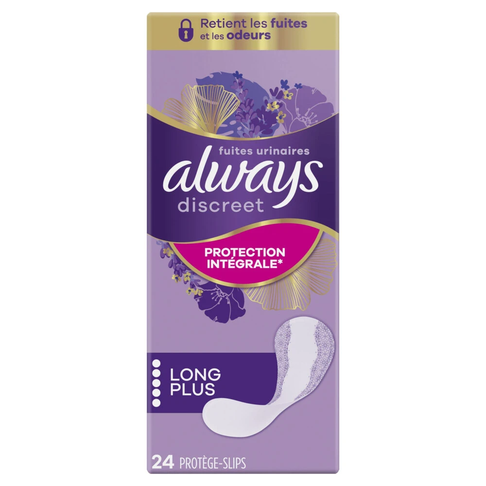 Always® 4x Always Discreet Long+ Inlegkruisjes Urineverlies 1 Always® 4x Always Discreet Long+ Inlegkruisjes Urineverlies