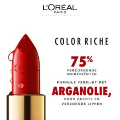 L'Oreal Lu0027Oréal Lippenstift Color Riche Satin 111 Oui Roze -Plein Winkel 1019302 4