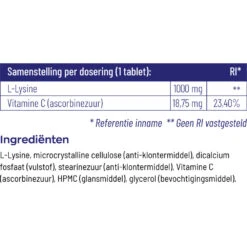 Vitakruid L-Lysine 1000 Mg 8 Vitakruid L-Lysine 1000 Mg -Plein Winkel 1023993 4