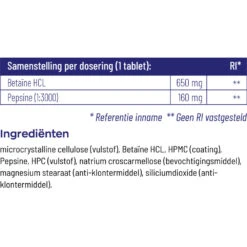 Vitakruid Betaine Hcl 650 Mg -Plein Winkel 1024006 4