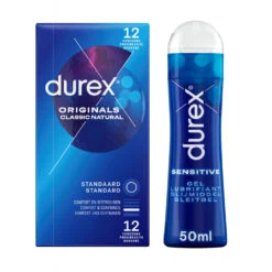 Durex Condooms Classic Natural En Glijmiddel Play Sensitive Pakket
