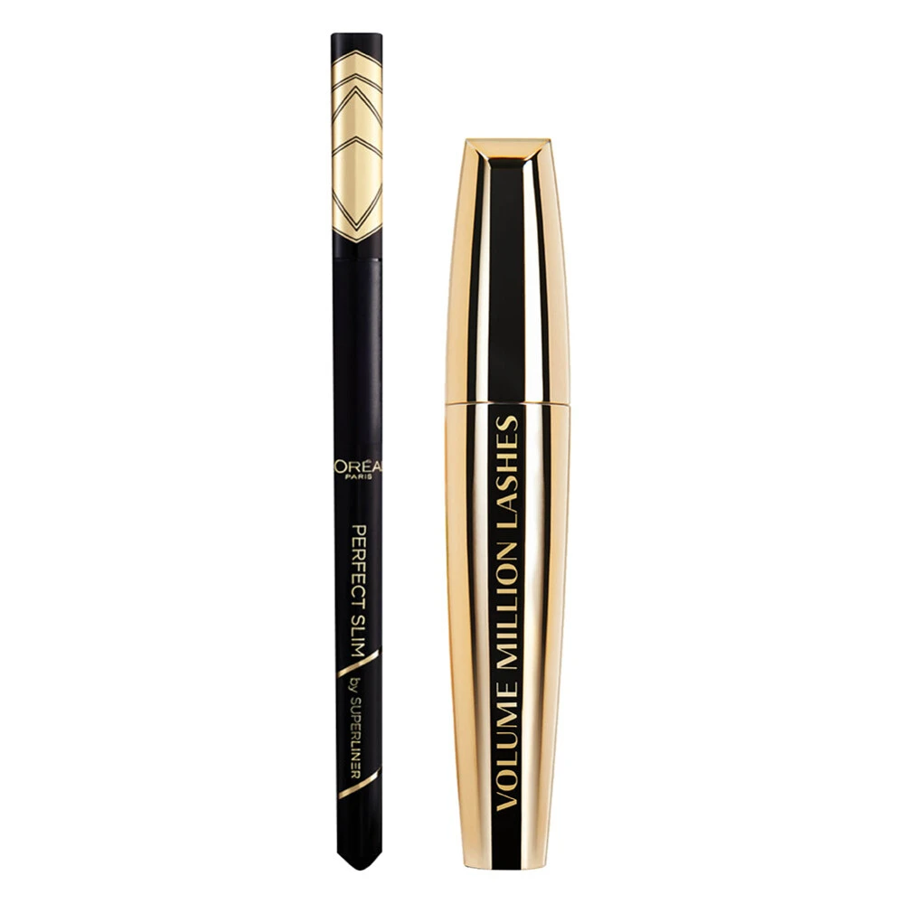 L'Oreal Lu0027Oréal Million Lashes Eyeliner En Mascara Pakket 1 L'Oreal Lu0027Oréal Million Lashes Eyeliner En Mascara Pakket