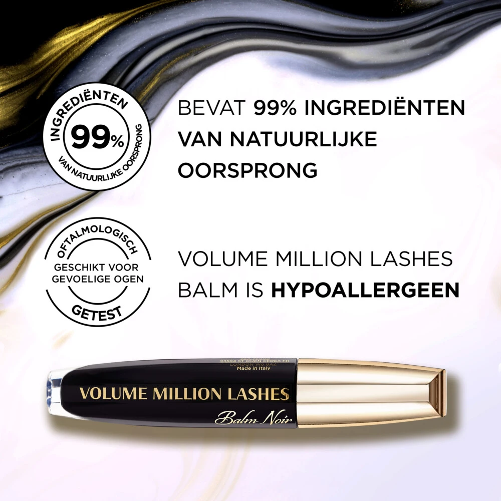 L'Oreal Lu0027Oréal Volume Million Lashes Balm Mascara Noir 4 L'Oreal Lu0027Oréal Volume Million Lashes Balm Mascara Noir - Afbeelding 4
