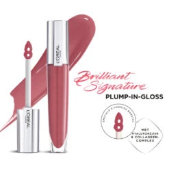 L'Oreal Lu0027Oréal Brilliant Signature Plump- In Gloss 404 Assert -Plein Winkel 1029639 3