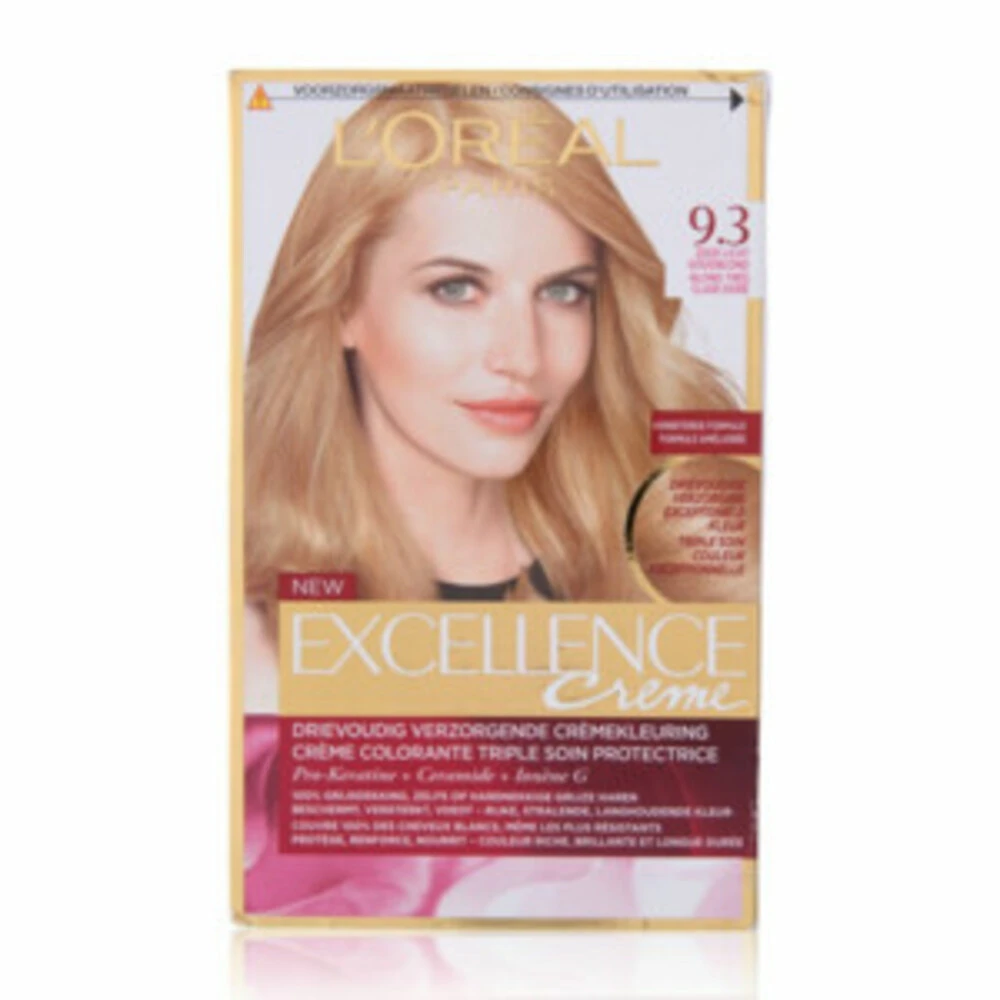 L'Oreal Lu0027Oréal Excellence Creme 9.3 Zeer Licht Goudblond + Magic Retouch Uitgroeispray Blond 75 Ml Pakket 2 L'Oreal Lu0027Oréal Excellence Creme 9.3 Zeer Licht Goudblond + Magic Retouch Uitgroeispray Blond 75 Ml Pakket - Afbeelding 2