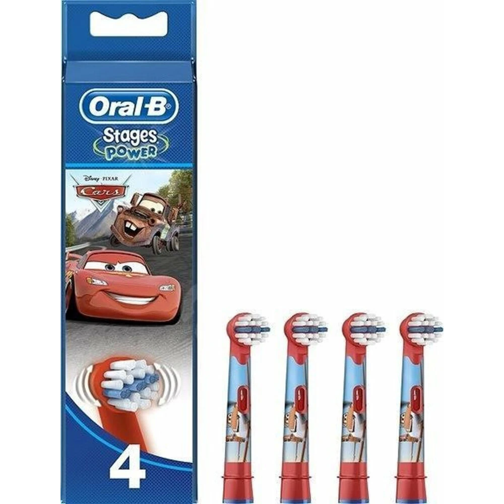 Oral B Oral-B Opzetborstels Kids Cars 1 Oral B Oral-B Opzetborstels Kids Cars