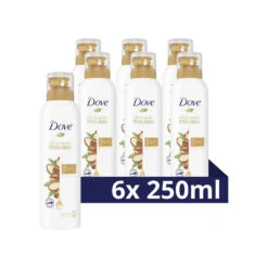 6x Dove Shower Foam Argan Oil