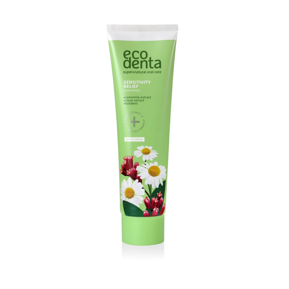 4x Ecodenta Tandpasta Gevoelige Tanden Met Kamille 2 4x Ecodenta Tandpasta Gevoelige Tanden Met Kamille - Afbeelding 2