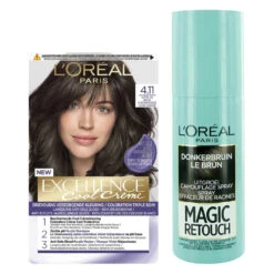 L'Oreal Lu0027Oréal Cool Cream - Bruin + Uitgroeispray Pakket