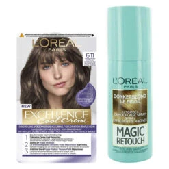 L'Oreal Lu0027Oréal Cool Cream - Donkerblond + Uitgroeispray Pakket