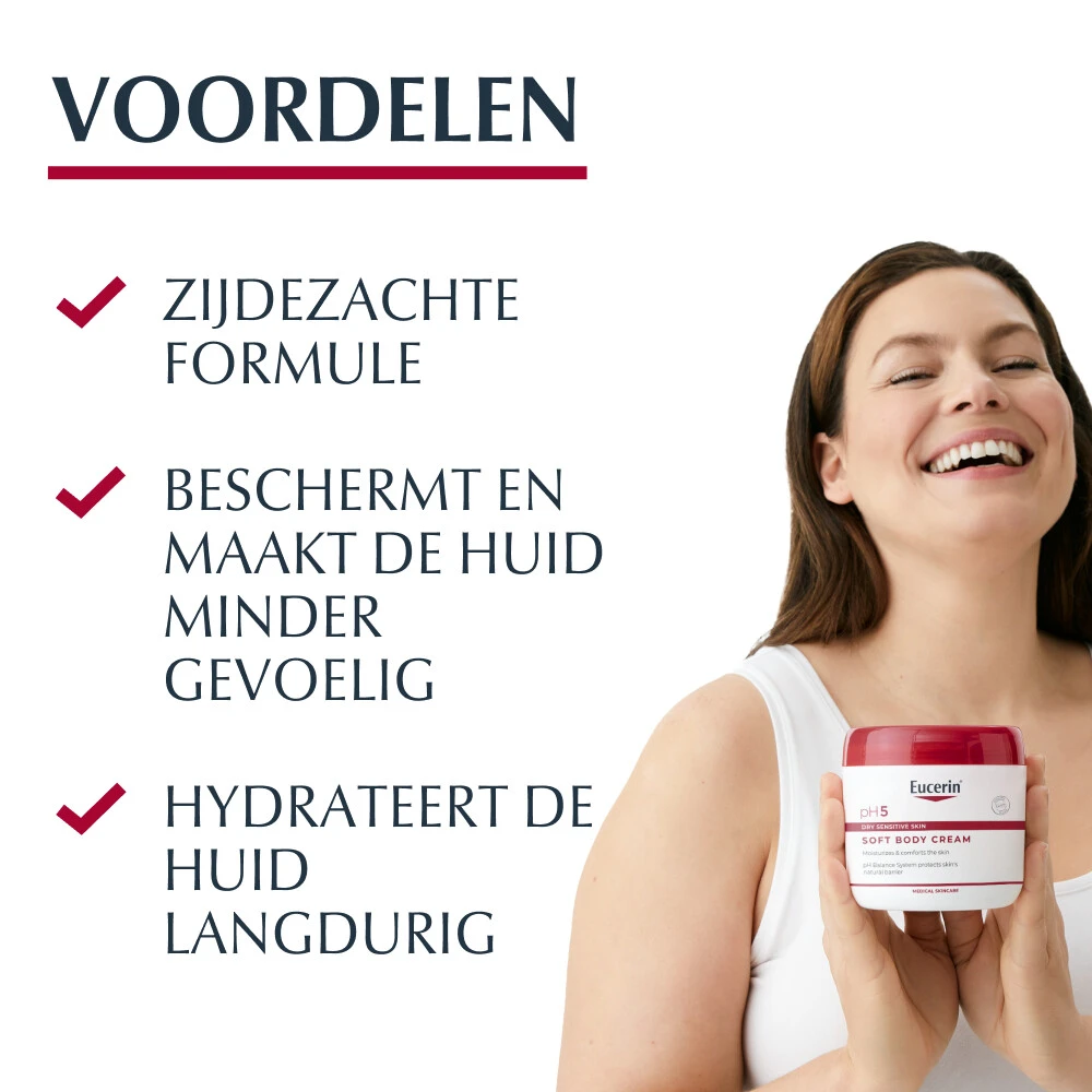 Eucerin Body Crème PH5 Soft 3 Eucerin Body Crème PH5 Soft - Afbeelding 3