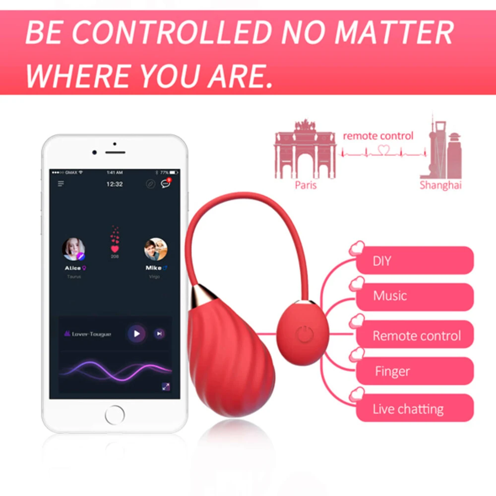 Magic Motion App Controlled Vibratie Eitje 3 Magic Motion App Controlled Vibratie Eitje - Afbeelding 3