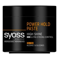 Syoss Men Power Hold Styling Paste & Shampoo Men Power Pakket -Plein Winkel 1036318 3