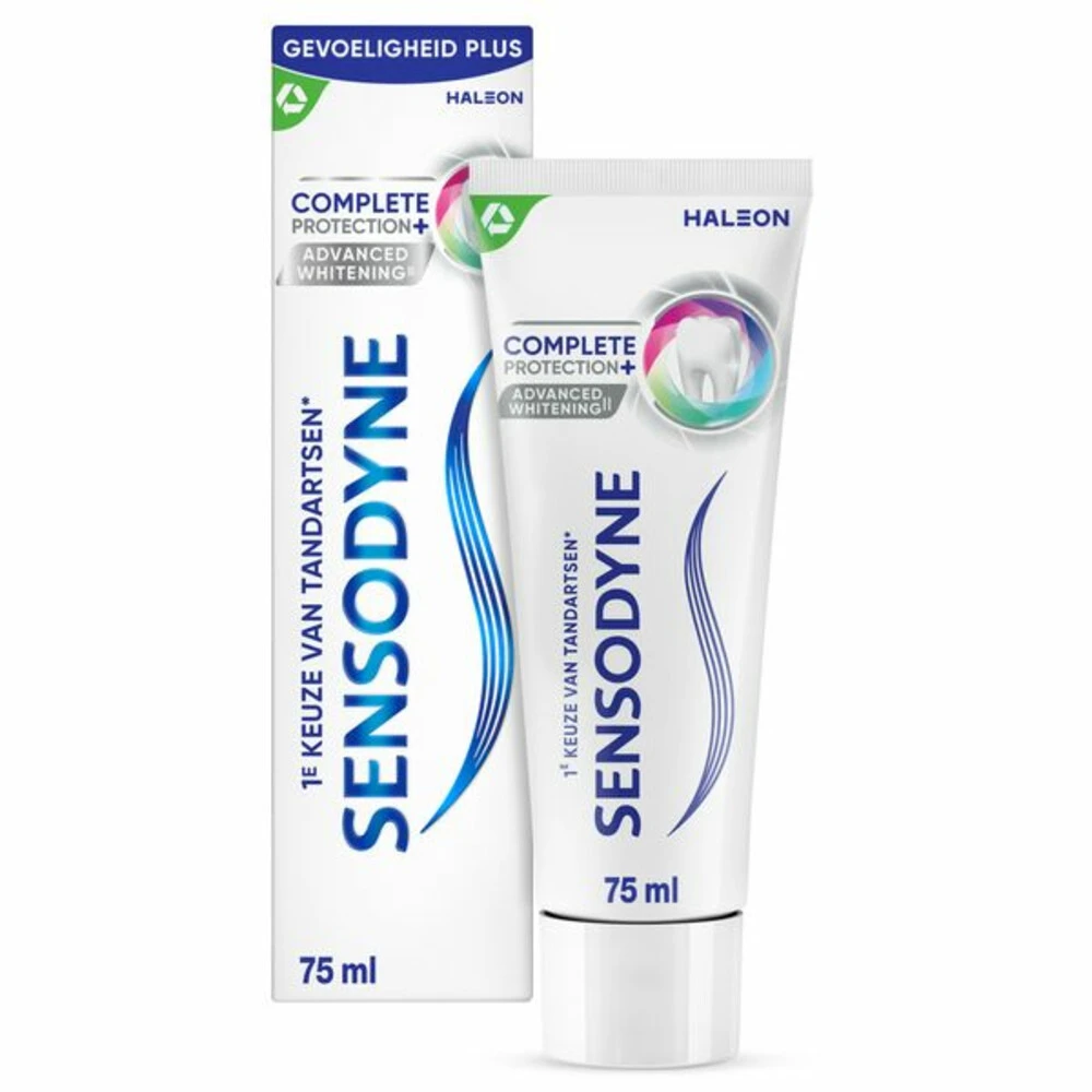 12x Sensodyne Tandpasta Complete Protection + Advanced Whitening 1 12x Sensodyne Tandpasta Complete Protection + Advanced Whitening