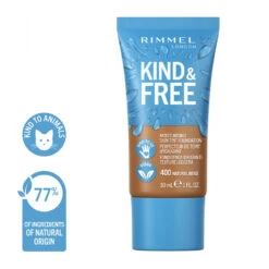 Rimmel KIND & FREE Vegan Foundation 400 Natural Beige