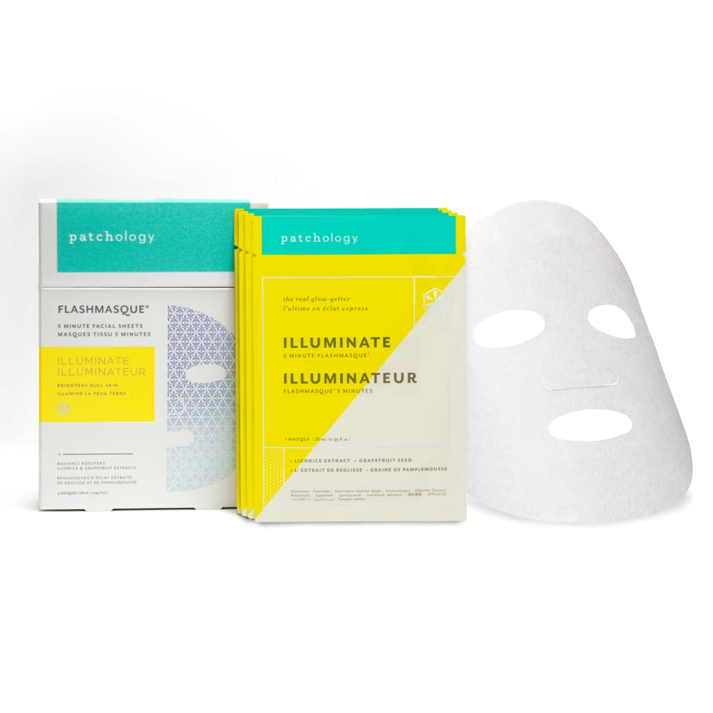 Patchology FlashMasque Sheetmasker 4-pack Illuminate 1 Patchology FlashMasque Sheetmasker 4-pack Illuminate