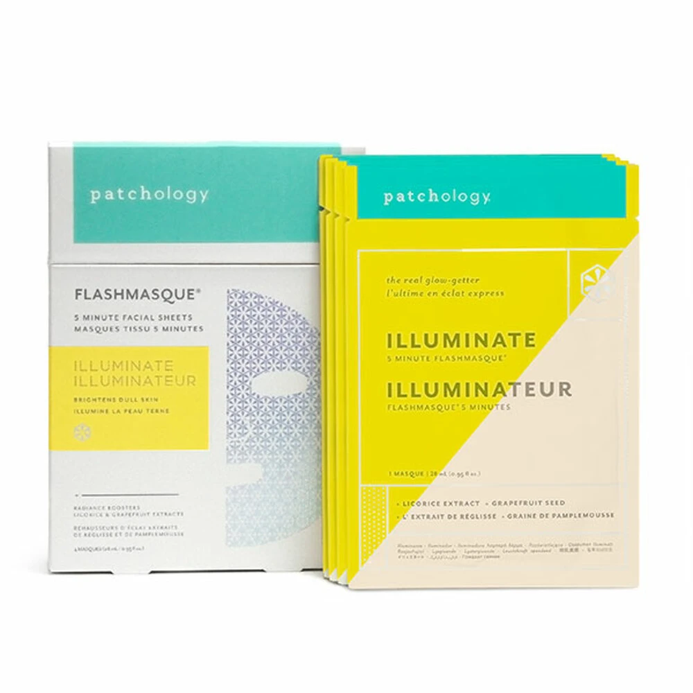 Patchology FlashMasque Sheetmasker 4-pack Illuminate 2 Patchology FlashMasque Sheetmasker 4-pack Illuminate - Afbeelding 2