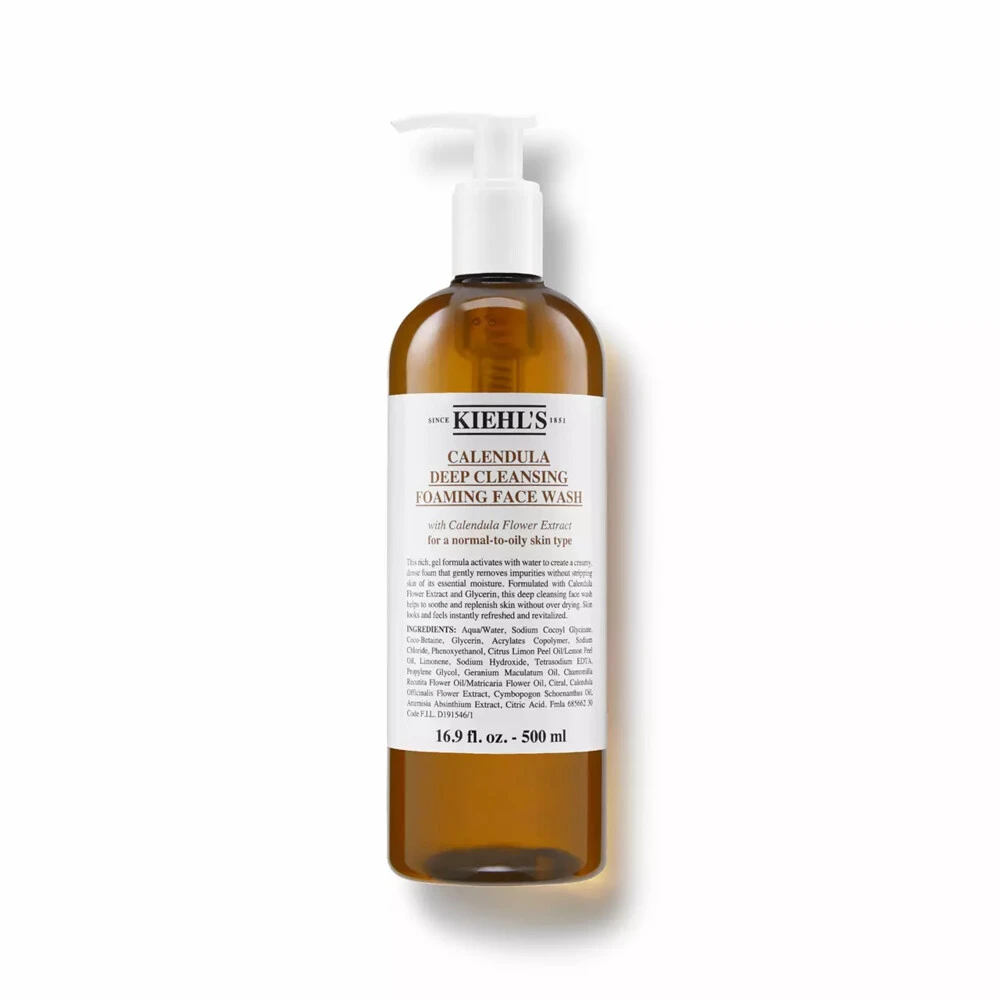 Kiehls Calendula Deep Cleansing Foaming Face Wash 1 Kiehls Calendula Deep Cleansing Foaming Face Wash