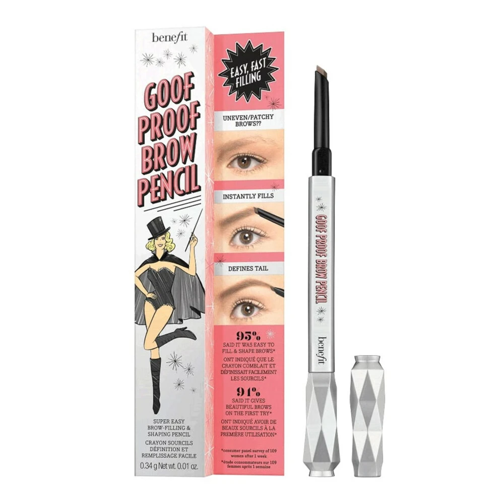 Benefit Goof Proof Shaping Pencil 3 Warm Light Brown 2 Benefit Goof Proof Shaping Pencil 3 Warm Light Brown - Afbeelding 2