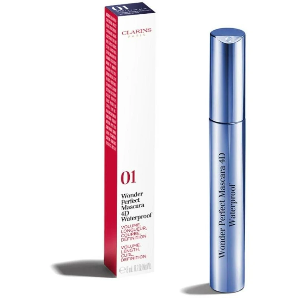 Clarins Wonder Perfect Mascara 4D Waterproof Black 2 Clarins Wonder Perfect Mascara 4D Waterproof Black - Afbeelding 2