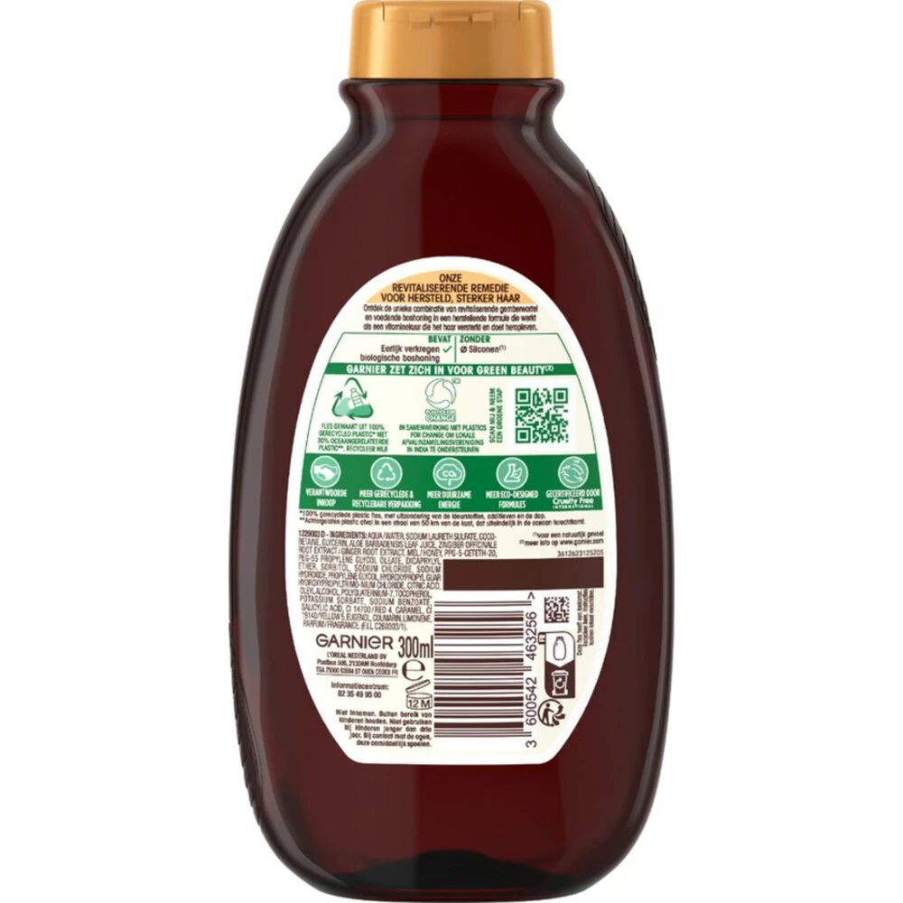 6x Garnier Loving Blends Shampoo Gember Boost 2 6x Garnier Loving Blends Shampoo Gember Boost - Afbeelding 2