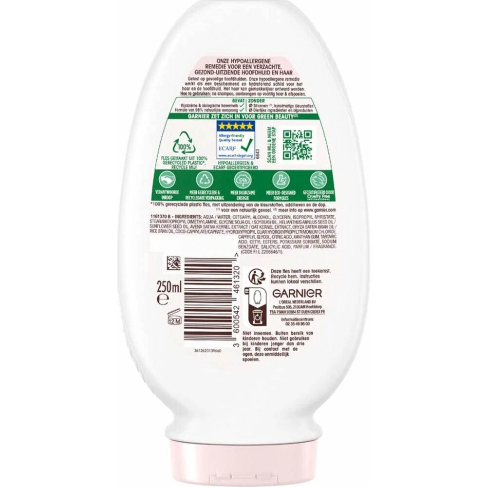 6x Garnier Loving Blends Milde Haver Conditioner 2 6x Garnier Loving Blends Milde Haver Conditioner - Afbeelding 2