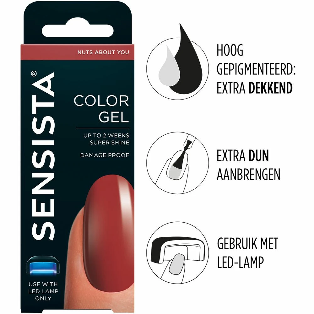 Sensista Color Gel Nuts About You 2 Sensista Color Gel Nuts About You - Afbeelding 2