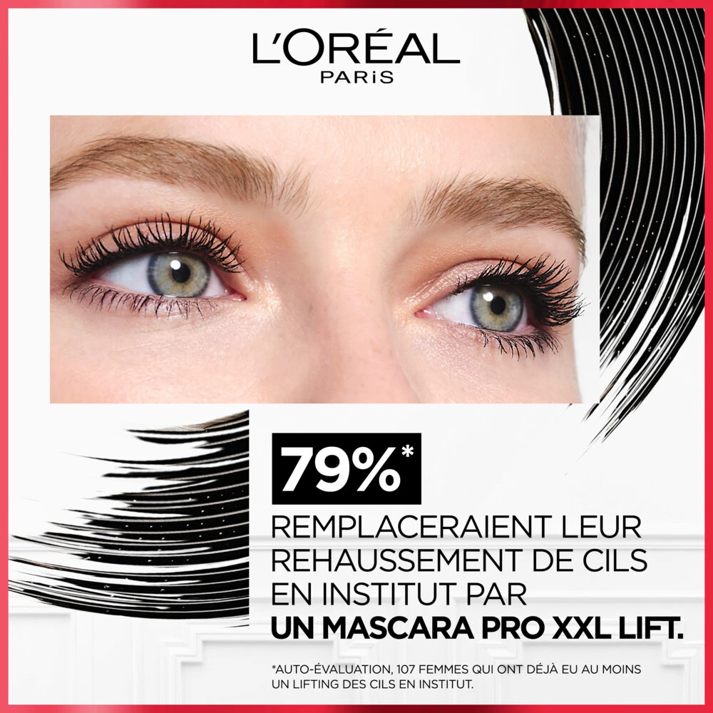 L'Oreal Lu0027Oréal Pro XXL Mascara Lift Black Nude 4 L'Oreal Lu0027Oréal Pro XXL Mascara Lift Black Nude - Afbeelding 4