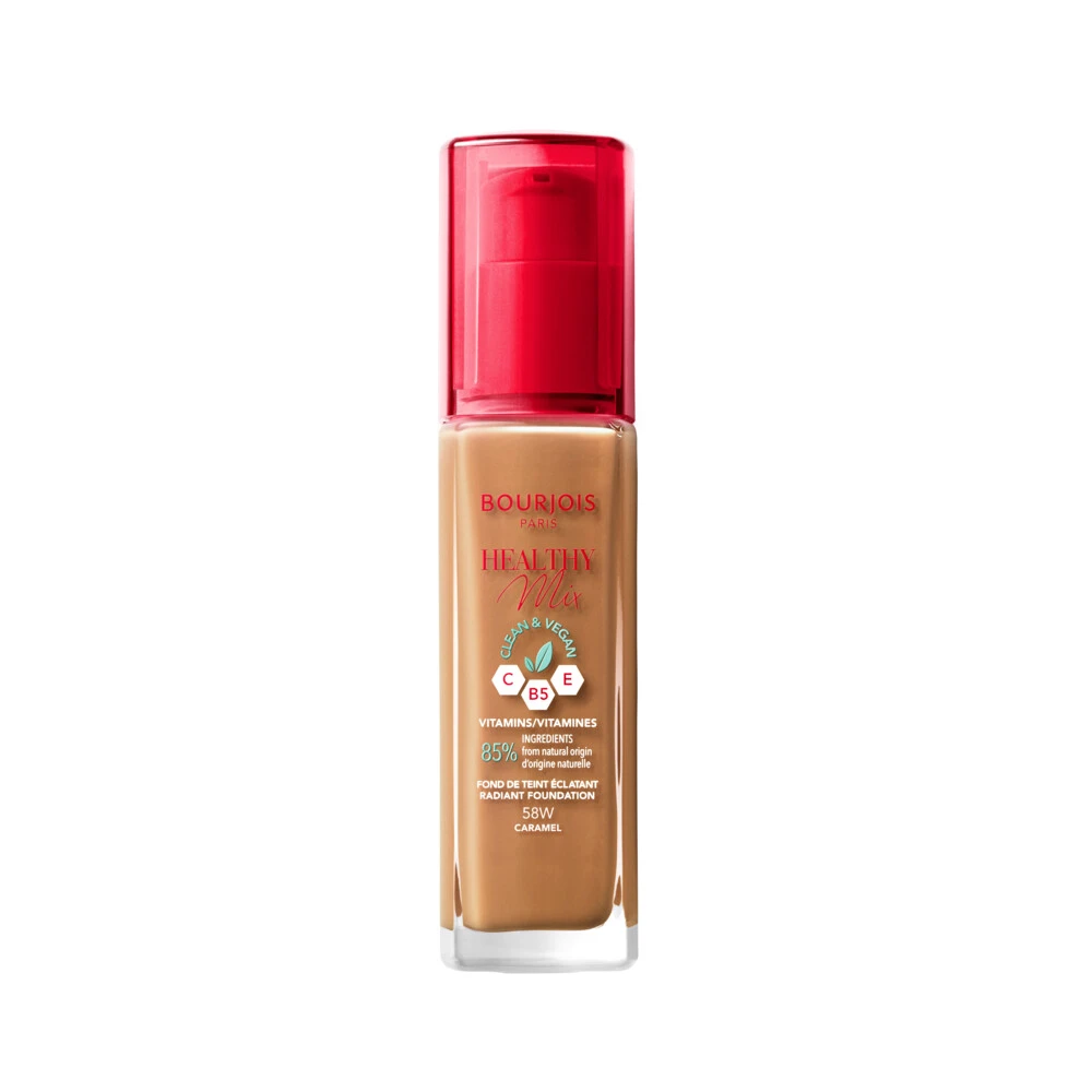Bourjois Paris Healthy Mix Clean Foundation 058 Caramel 1 Bourjois Paris Healthy Mix Clean Foundation 058 Caramel