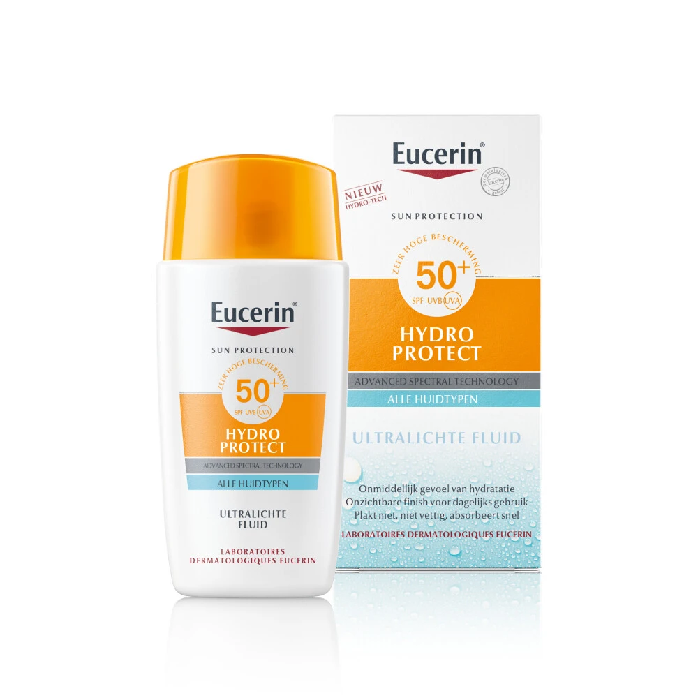 Eucerin Sun Hydro Protect Ultralichte Fluid SPF 50+ 1 Eucerin Sun Hydro Protect Ultralichte Fluid SPF 50+