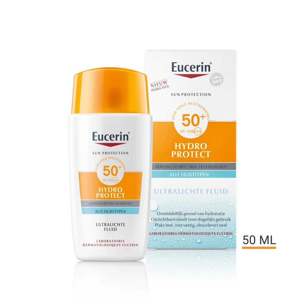 Eucerin Sun Hydro Protect Ultralichte Fluid SPF 50+ 2 Eucerin Sun Hydro Protect Ultralichte Fluid SPF 50+ - Afbeelding 2