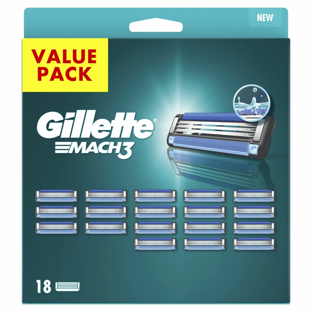 Gillette® Gillette Navulmesjes Mach3 2 Gillette® Gillette Navulmesjes Mach3 - Afbeelding 2